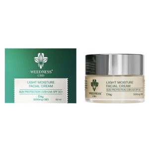 Weedness Crema Facial Ligera Hidratación 50+ SPF 1000mg CBD (50ml)