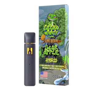 GECKO GAS SUPER STRONG SOUR APPLE 2ML RECARGABLE